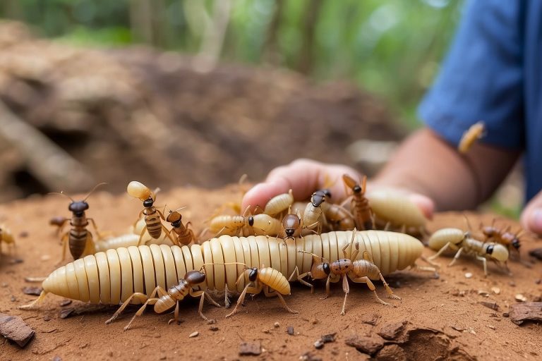 How big are termites ? Queens, Workers, Soldiers Compared