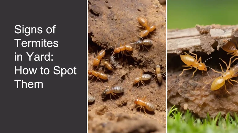 Signs of Termites in Yard: How to Spot Them