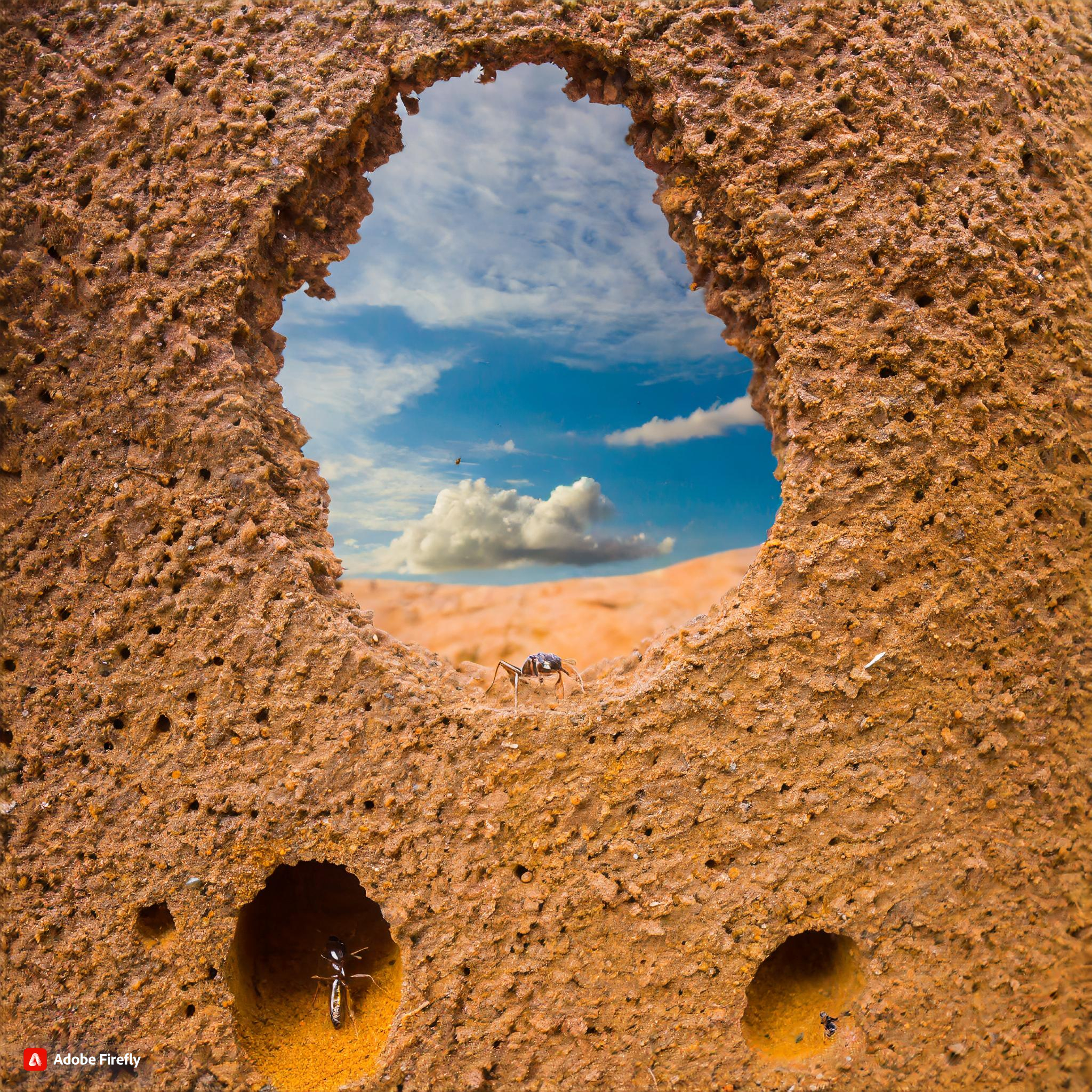 termite holes