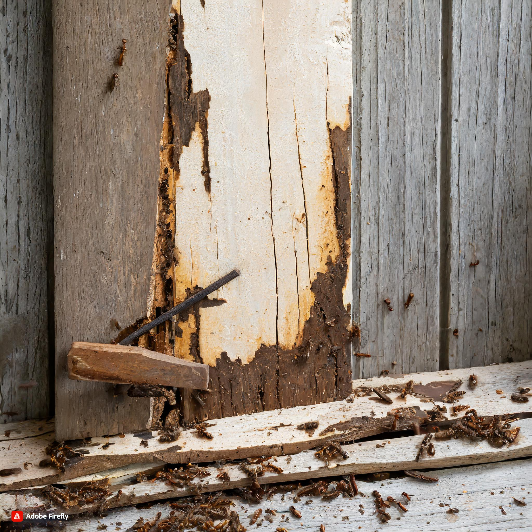 does termite damaged wood need to be removed