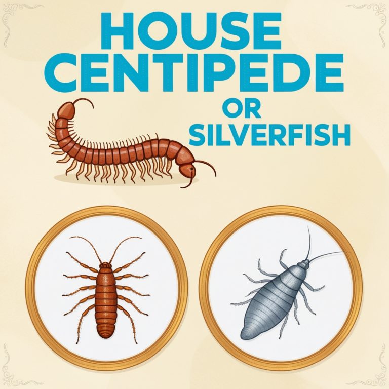 House Centipede or Silverfish